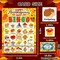 24 Players Thanksgiving Bingo Cards, Thanksgiving Bingo Game for Kids with Punny Stickers Fall Festival Bingo Sets Classroom Family Party Game Holiday Activities